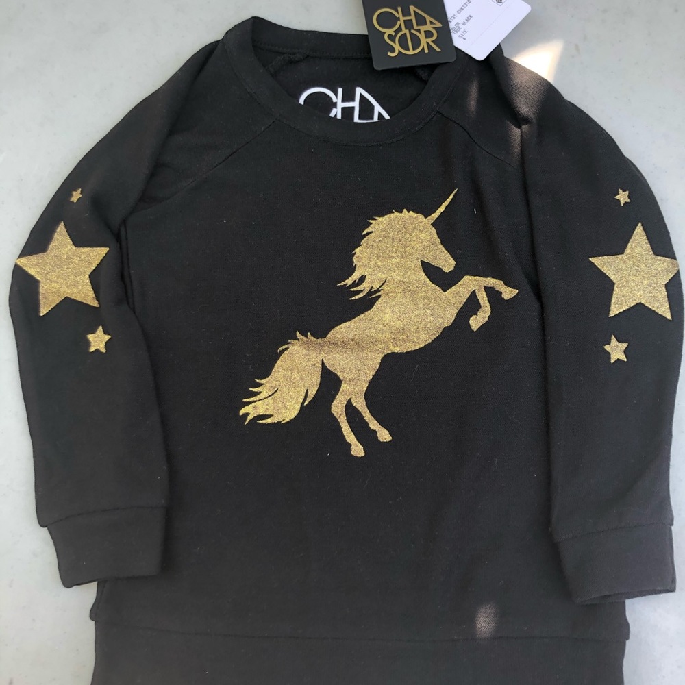 Chaser unicorn sweatsuit - star elbow detail